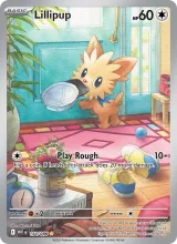 Lillipup · White Flare Pokémon card