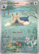 Stoutland · White Flare Pokémon card