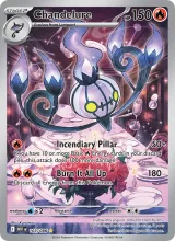 Chandelure · White Flare Pokémon card