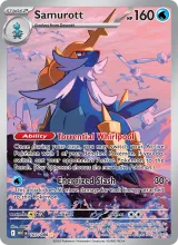 Samurott · White Flare Pokémon card