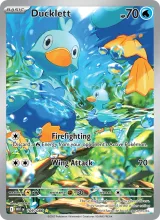 Ducklett · White Flare Pokémon card