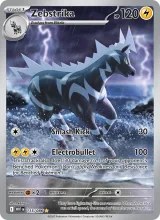 Zebstrika · White Flare Pokémon card