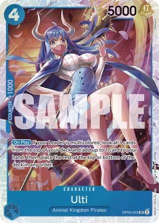 Ulti (Alternate Art) #OP05-043-alternate-art · Premium Booster -The Best- One Piece card