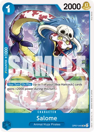 Salome #OP07-043 · 500 Years in the Future Pre-Release Cards One Piece card