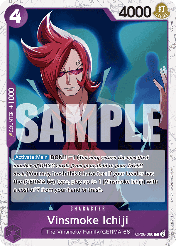 Vinsmoke Ichiji (Full Art) full card art
