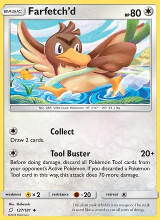 Farfetch’d #127 · Team Up Pokémon card