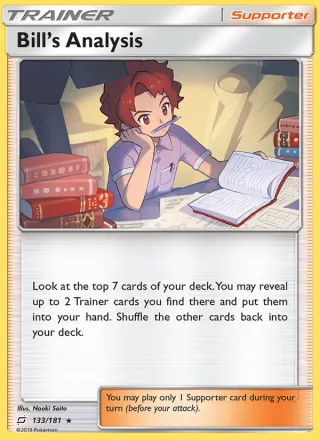 Bill’s Analysis #133 · Team Up Pokémon card
