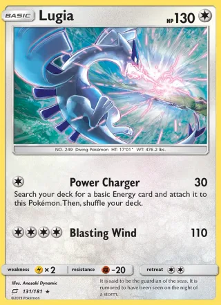 Lugia #131 · Team Up Pokémon card