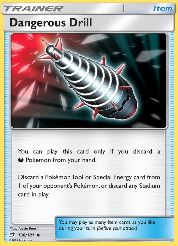 Dangerous Drill full card art