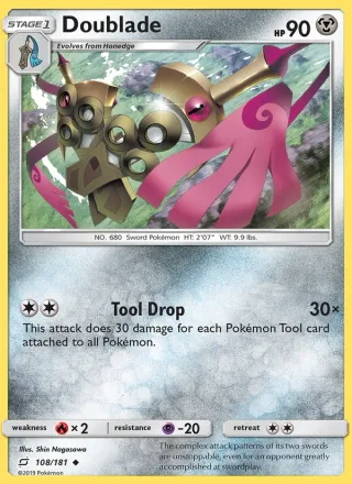Doublade #108 · Team Up Pokémon card