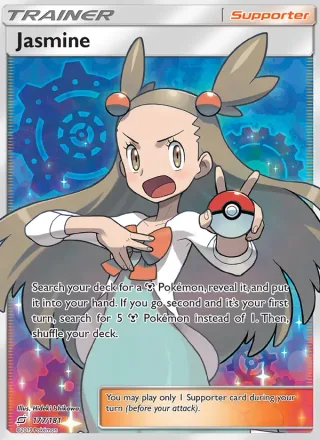 Jasmine #177 · Team Up Pokémon card