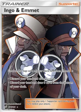 Ingo & Emmet #176 · Team Up Pokémon card
