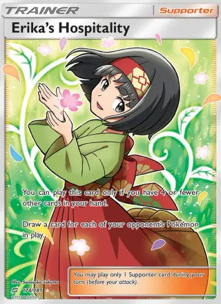 Erika’s Hospitality #174 · Team Up Pokémon card