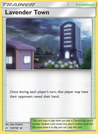 Lavender Town #147 · Team Up Pokémon card