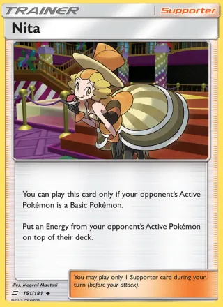 Nita #151 · Team Up Pokémon card