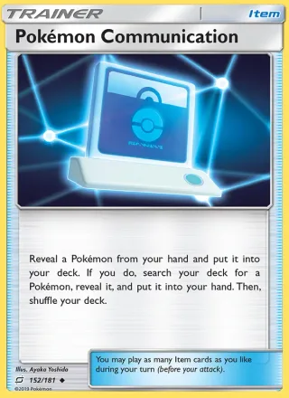 Pokémon Communication #152 · Team Up Pokémon card