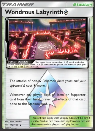 Wondrous Labyrinth ◇ #158 · Team Up Pokémon card