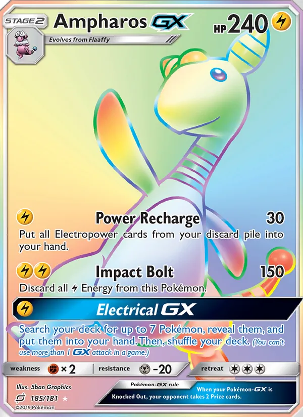 Ampharos GX full card art