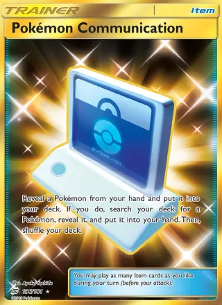 Pokémon Communication card