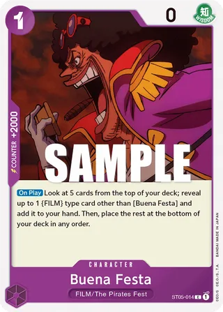 Buena Festa #ST05-014 · ST-05: Starter Deck 5 Film Edition One Piece card