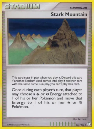 Stark Mountain #135 · Legends Awakened Pokémon card