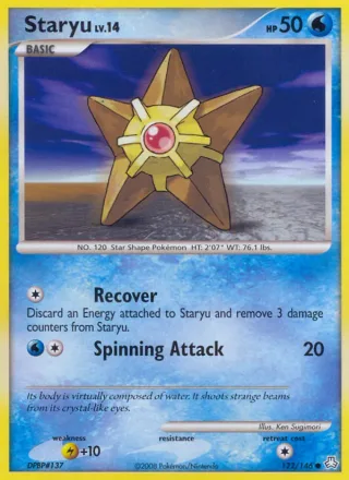 Staryu #122 · Legends Awakened Pokémon card