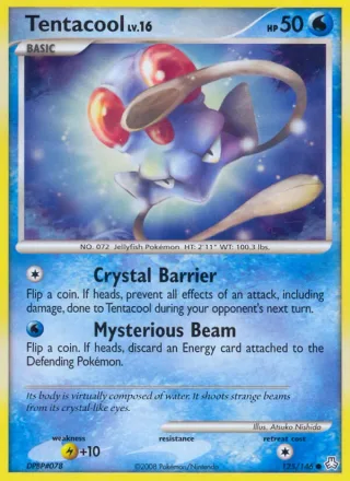 Tentacool #125 · Legends Awakened Pokémon card