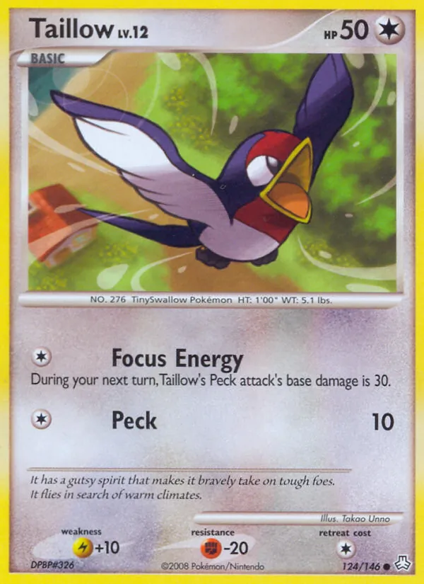 Taillow full card art