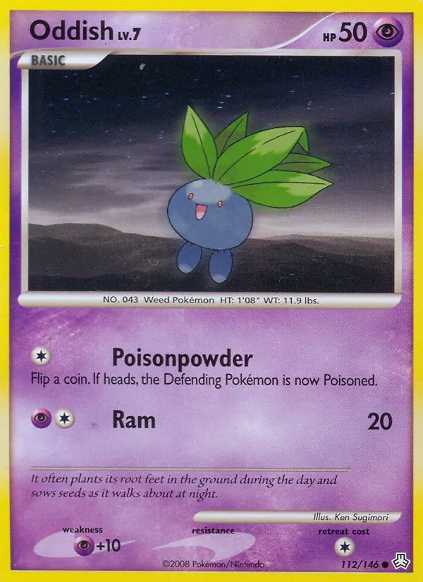 Oddish full card art