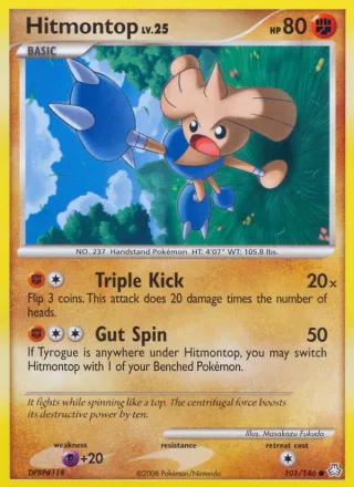 Hitmontop #101 · Legends Awakened Pokémon card