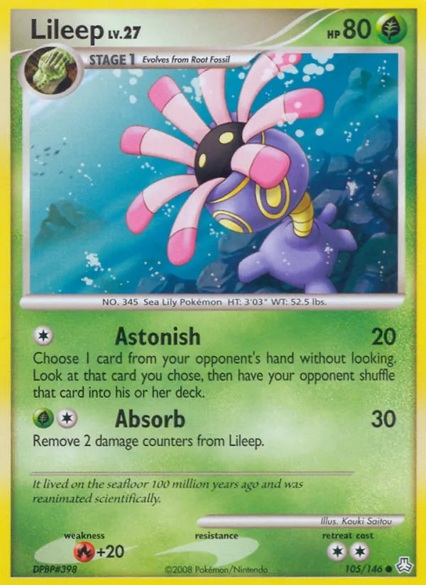 Lileep full card art