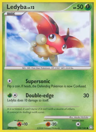 Ledyba #104 · Legends Awakened Pokémon card
