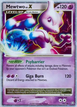 Mewtwo #144 · Legends Awakened Pokémon card