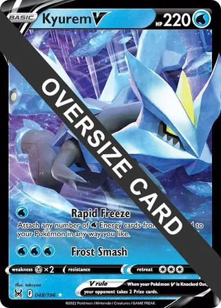 Kyurem V #048 · Jumbo cards Pokémon card