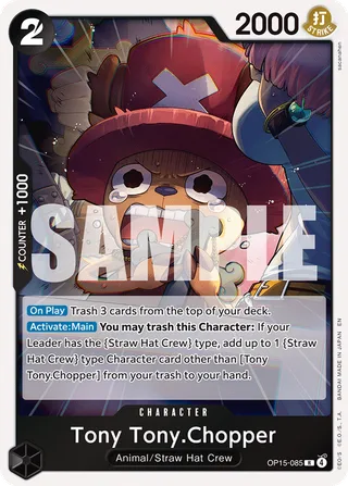 Tony Tony.Chopper #OP15-085 · Adventure on Kami's Island One Piece card