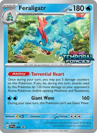 Feraligatr #089 · SVP Black Star Promos Pokémon card