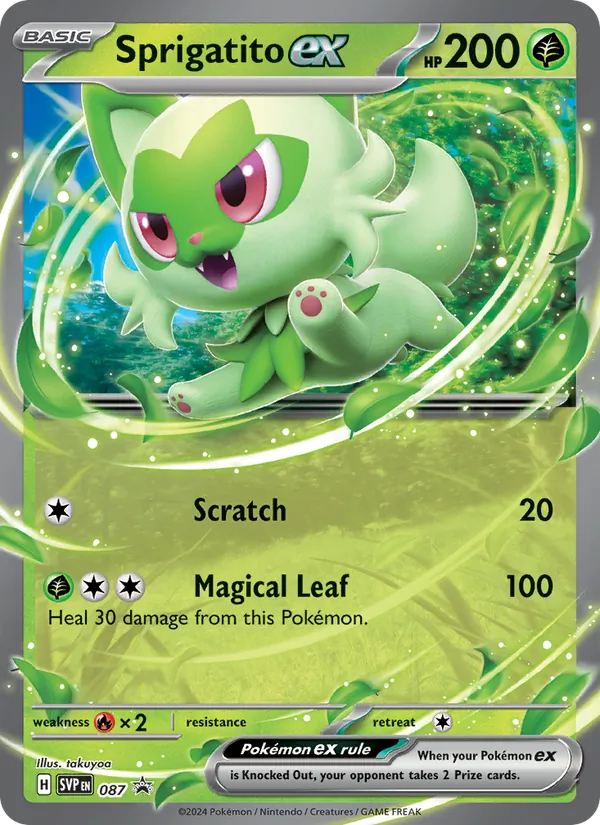Sprigatito ex full card art