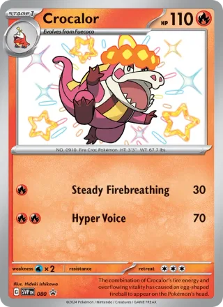 Crocalor #080 · SVP Black Star Promos Pokémon card