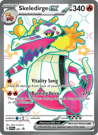 Skeledirge ex #081 · SVP Black Star Promos Pokémon card
