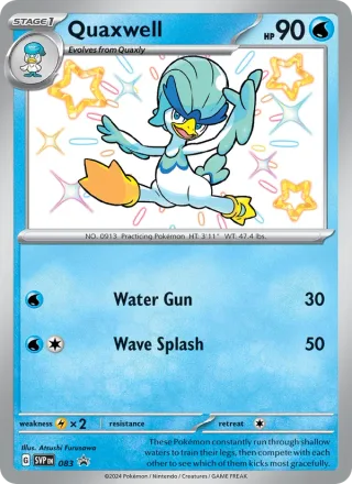 Quaxwell #083 · SVP Black Star Promos Pokémon card