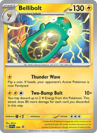 Bellibolt #094 · SVP Black Star Promos Pokémon card