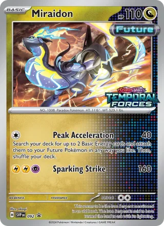 Miraidon #092 · SVP Black Star Promos Pokémon card
