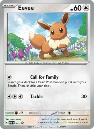 Eevee #043 · SVP Black Star Promos Pokémon card