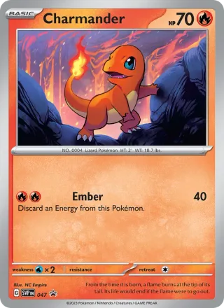 Charmander #047 · SVP Black Star Promos Pokémon card