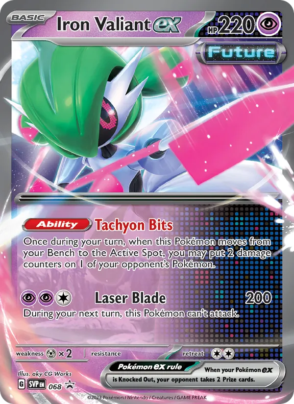 Iron Valiant ex full card art