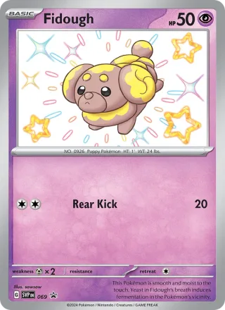 Fidough #069 · SVP Black Star Promos Pokémon card