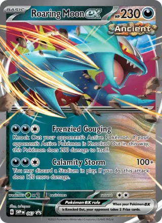 Roaring Moon ex #067 · SVP Black Star Promos Pokémon card