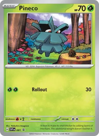 Pineco #061 · SVP Black Star Promos Pokémon card