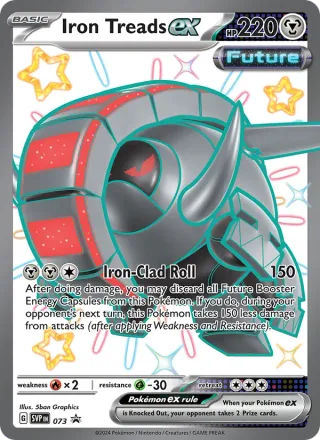 Iron Treads ex #073 · SVP Black Star Promos Pokémon card