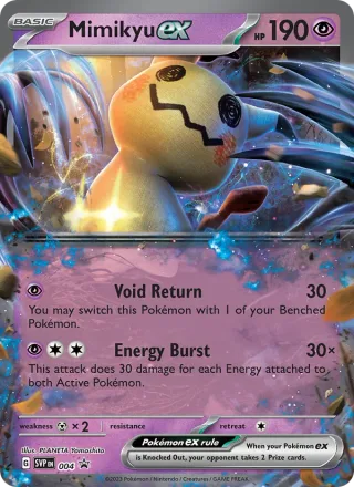 Mimikyu ex #004 · SVP Black Star Promos Pokémon card